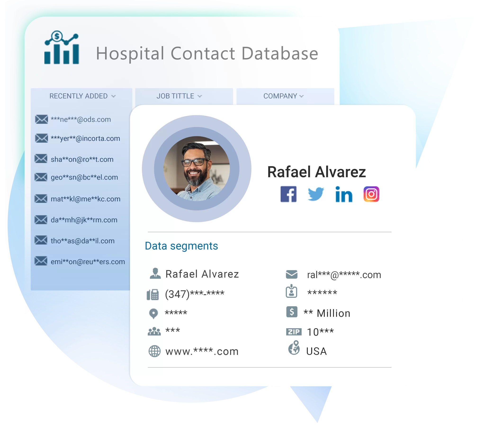 Hospitals Email List